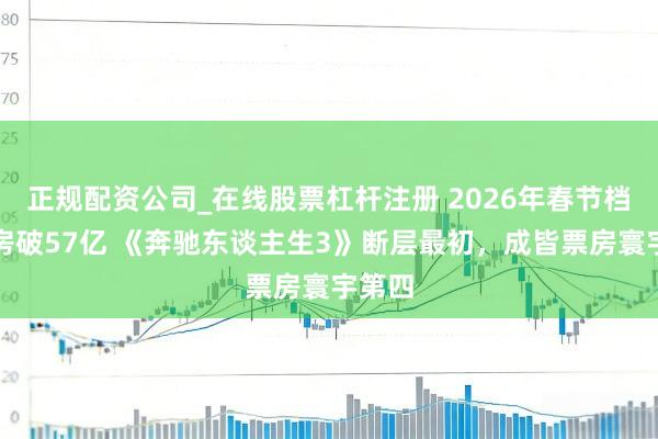 正规配资公司_在线股票杠杆注册 2026年春节档总票房破57亿 《奔驰东谈主生3》断层最初,成皆票房寰宇第四